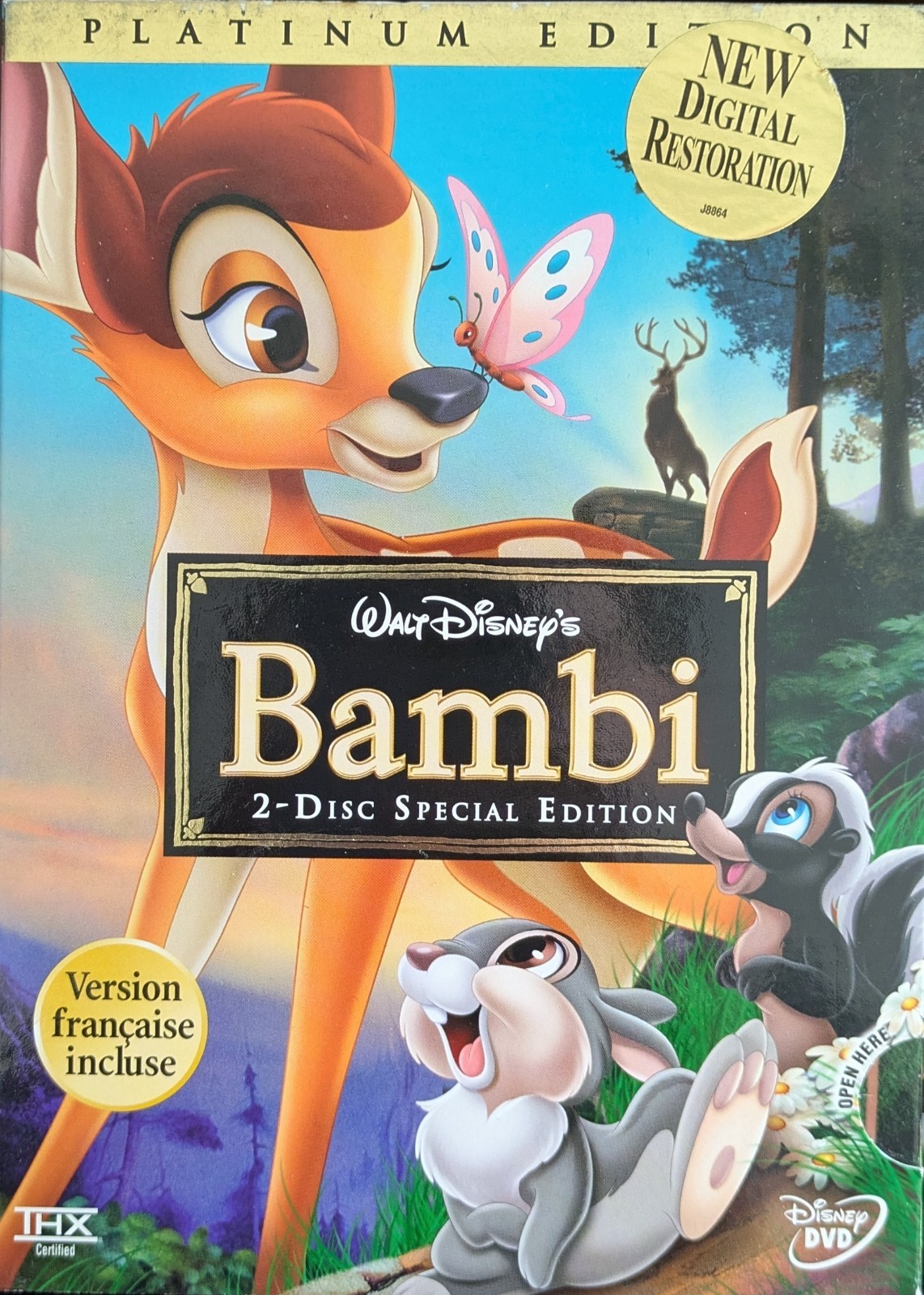 Bambi Platinum Edition Special Edition With Slipcover-Like New Condit
