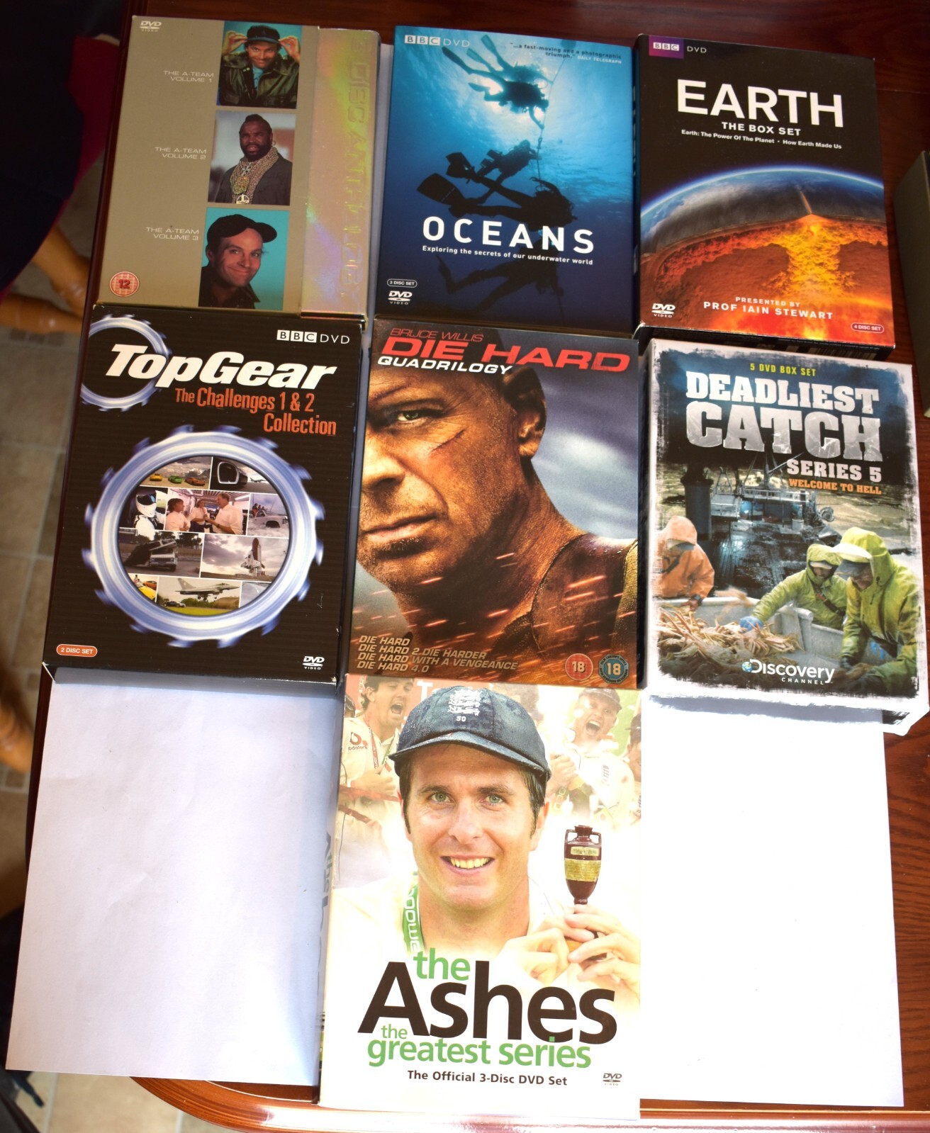 Die Hard Oceans Earth A-Team Top Gear Ashes Deadliest Catch Action, Adventure