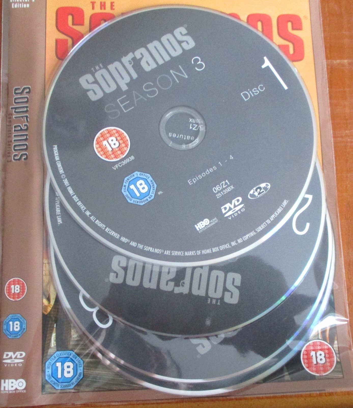 The Sopranos-Series 3-Complete Drama, General DVD Region 2