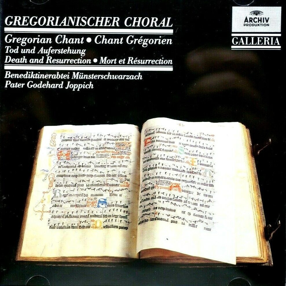 Various Gregorian Chant Death Resurrection, Munsterschwarzach/ Joppich Vg CD