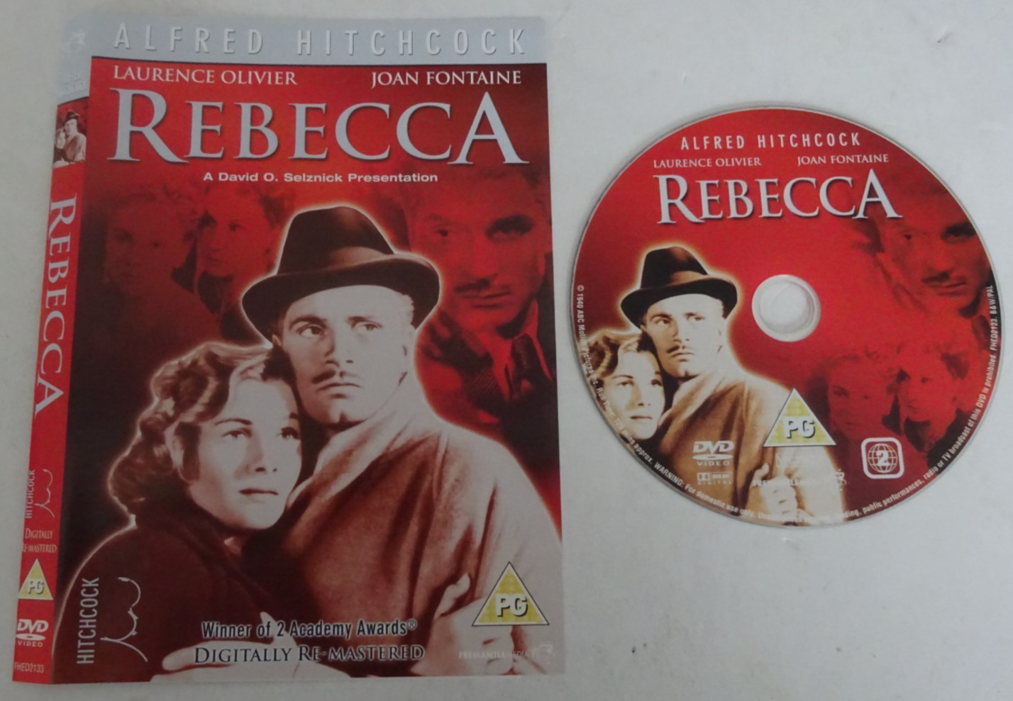 Rebecca Drama, Period DVD Region 2 2004 Alfred Hitchcock