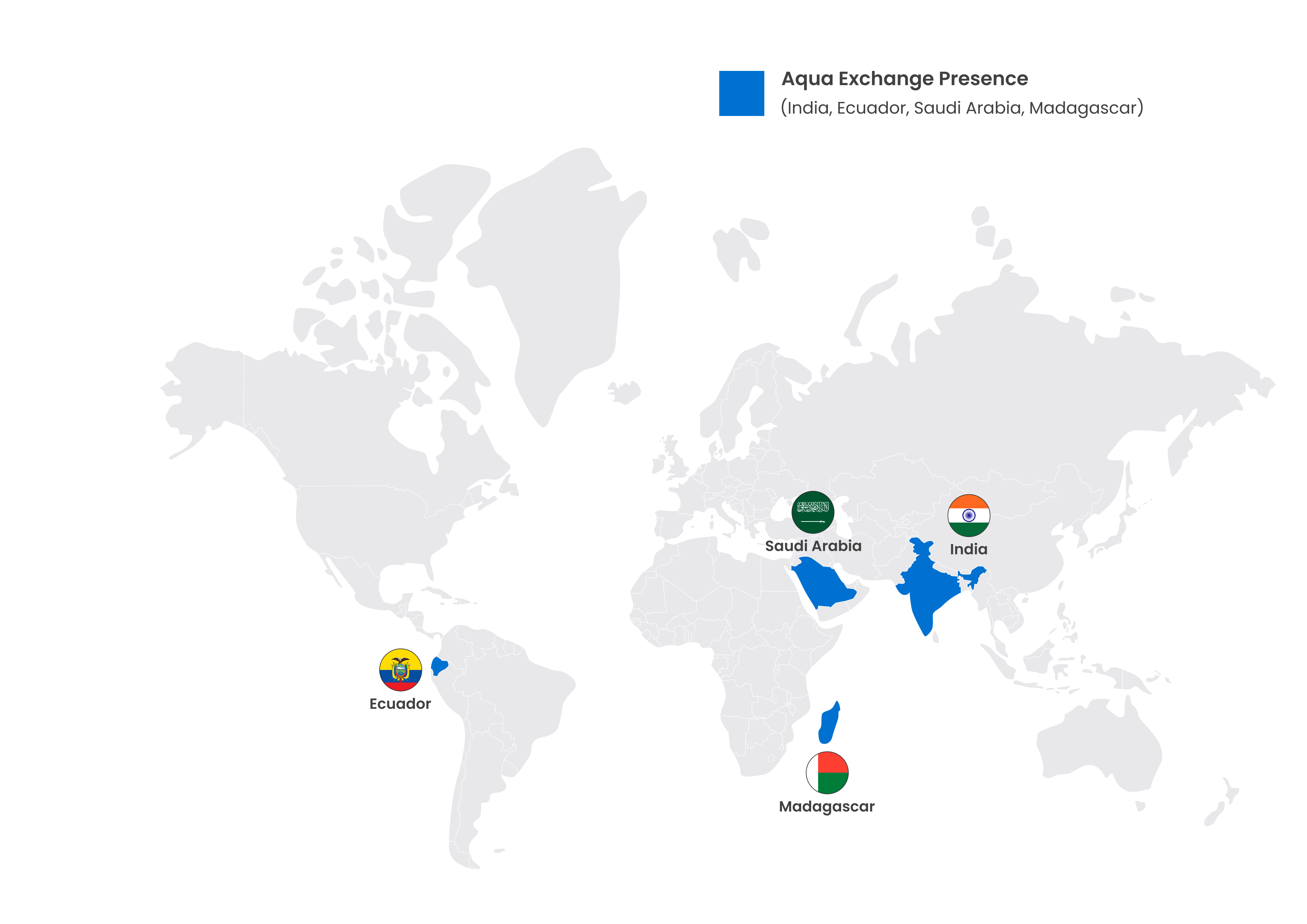 Aqua Exchange Presence Map