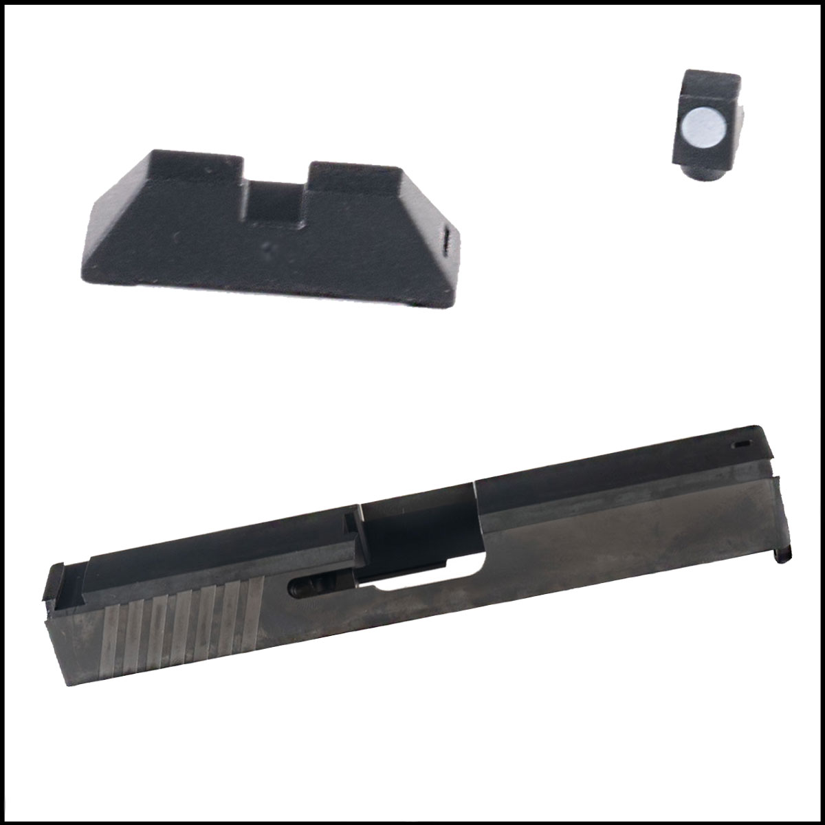 Glock Slide + Optic: SCT Manufacturing Short Sight Assembly Kit  + Matrix Arms Glock 19 Slide