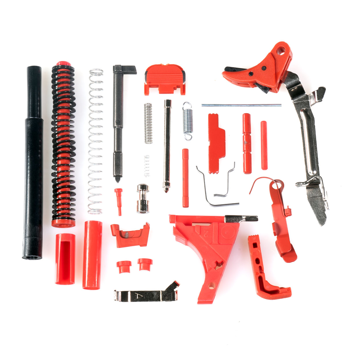 ELD Performance Red Glock Gen 3 Complete Parts Kit, Includes Frame Parts & Slide Parts