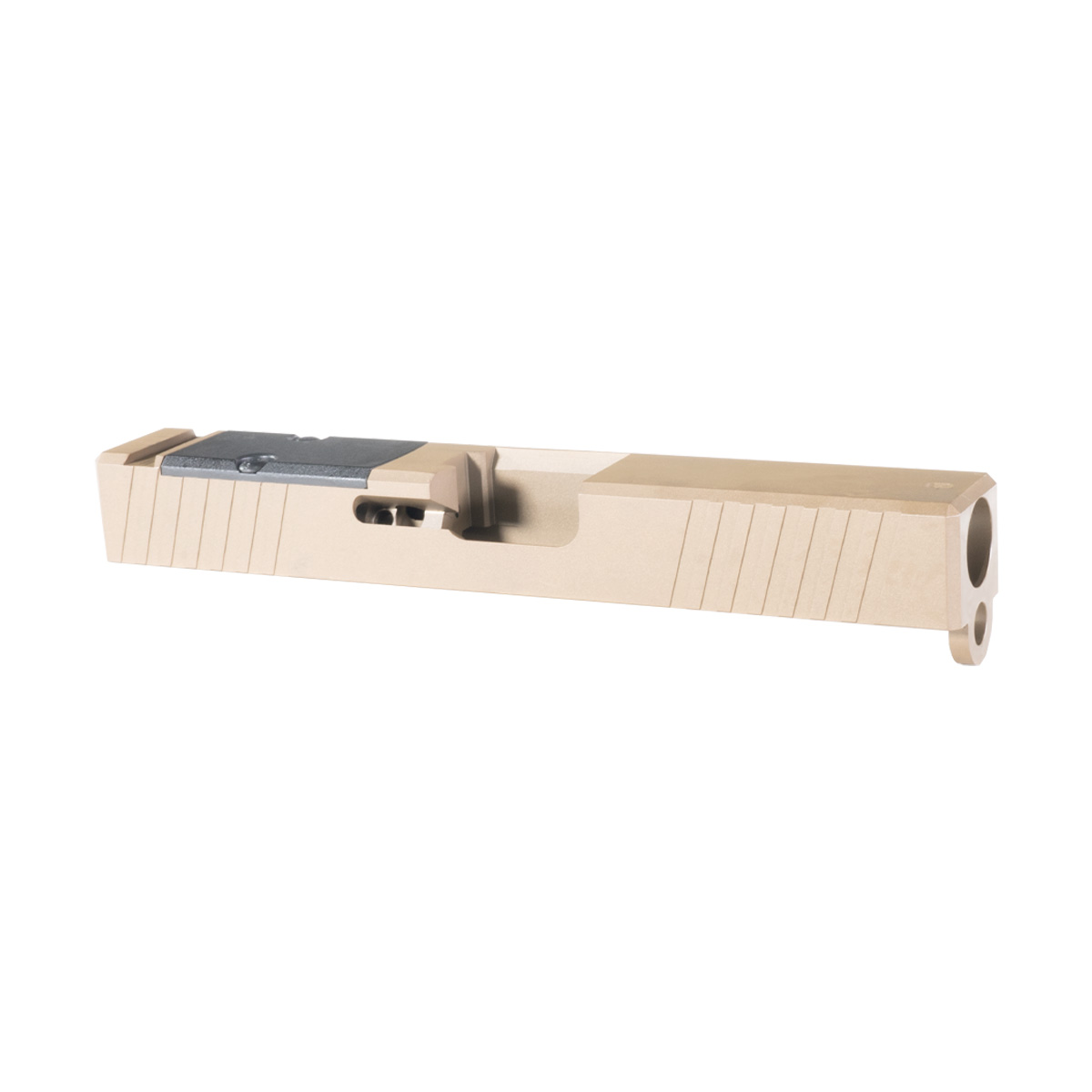 ELD Performance 19 FDE Serrated RMR Cut Slide with RMR Plate Installed
