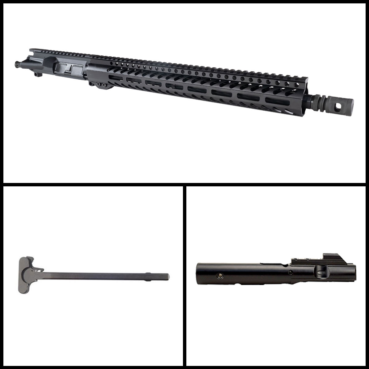 DTT 'Boom Bop' 16.5-inch AR-15 9mm Nitride Rifle Complete Upper Build Kit