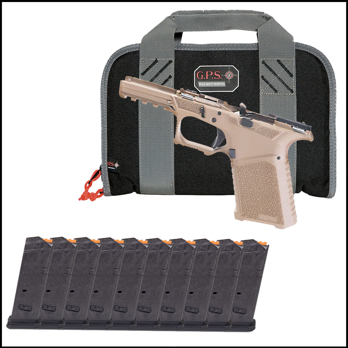 Tactical Travel Kit SCT Manufacturing Full Frame Assembly + Magpul