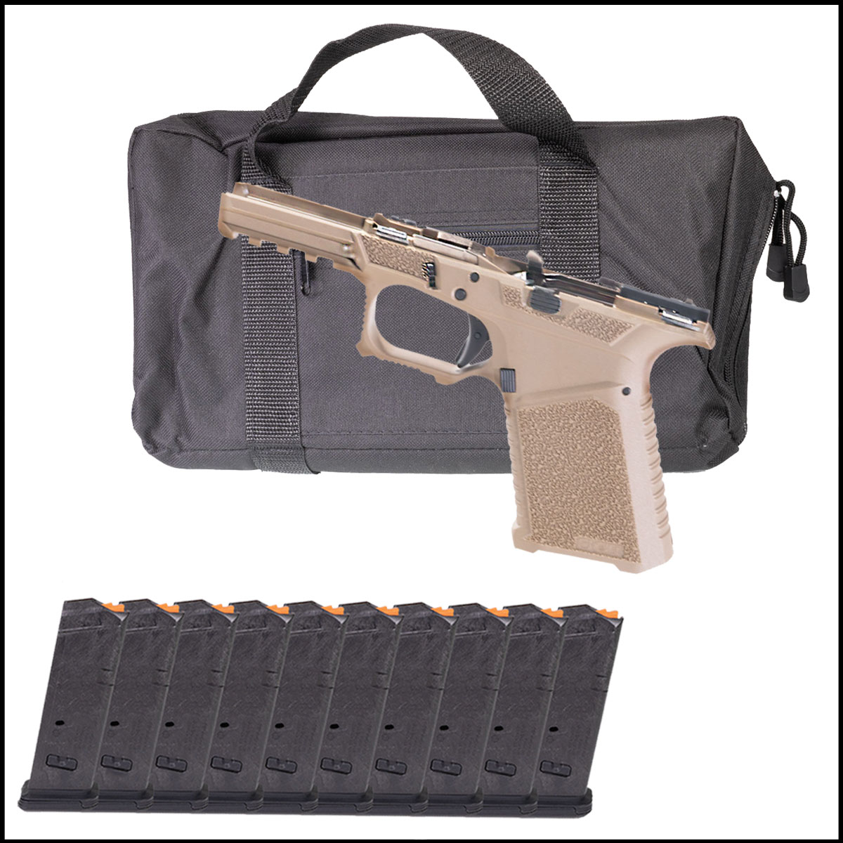 Tactical Travel Kit SCT Manufacturing Full Frame Assembly + Magpul