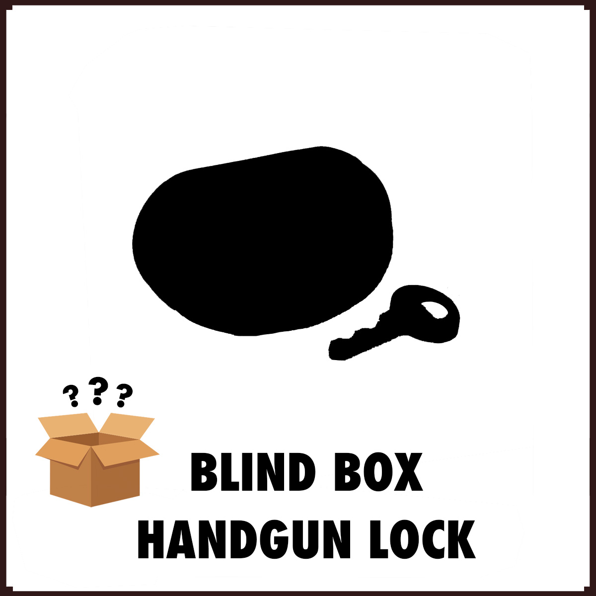 Blind Box Master Lock, Keyed Gun Trigger Lock - BLEM