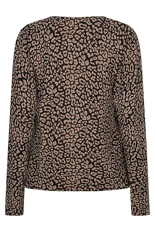 Leoparden Pullover - Beige