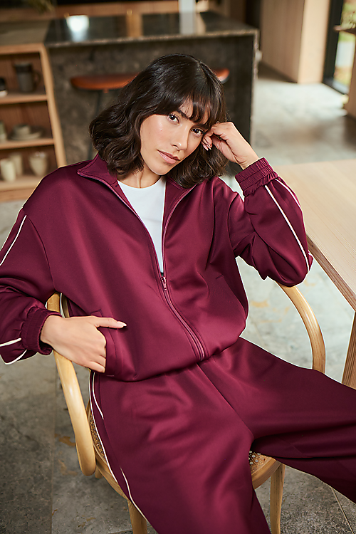 Cory Sweatjacke Bordeaux