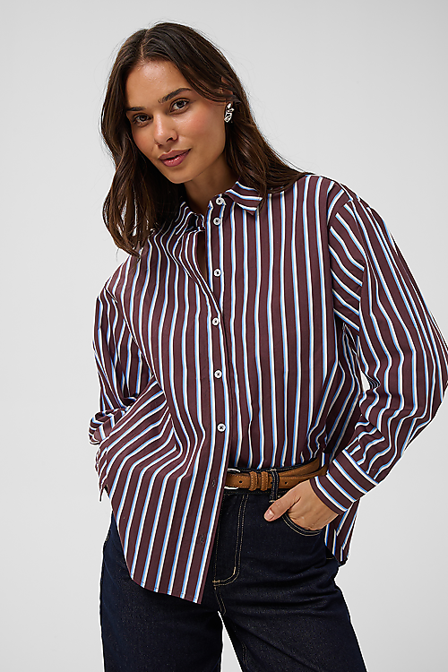 Gavina Bluse - Bordeaux