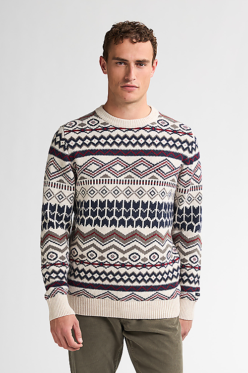 Winter-Strickpullover - Beige