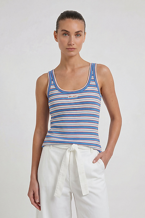 Off-Duty Tanktop - Blau