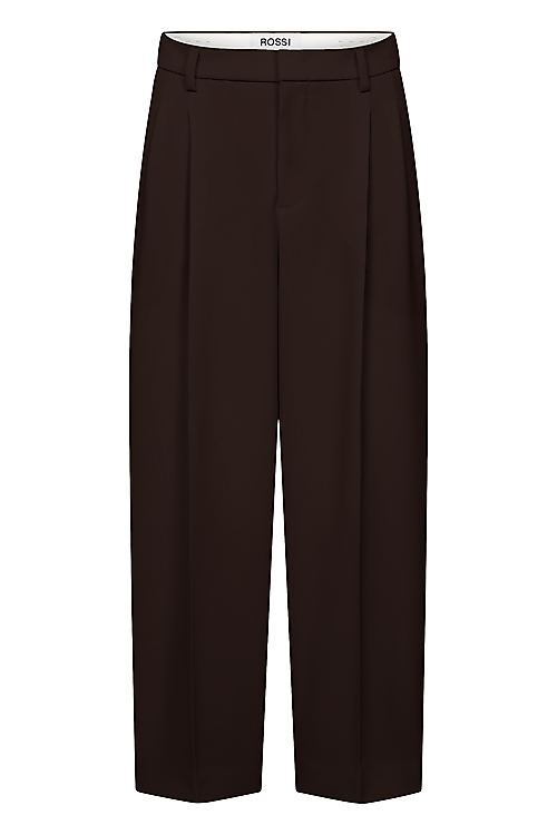 Hose Noa Crop - Dunkelbraun