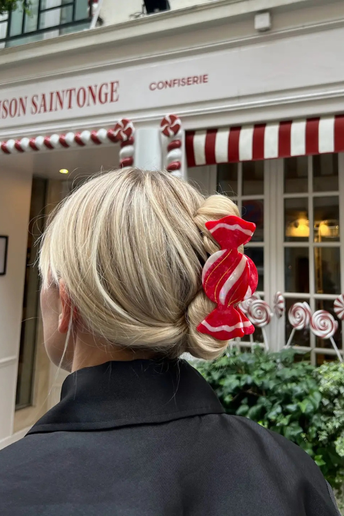 Bonbon Haarspange - Rot