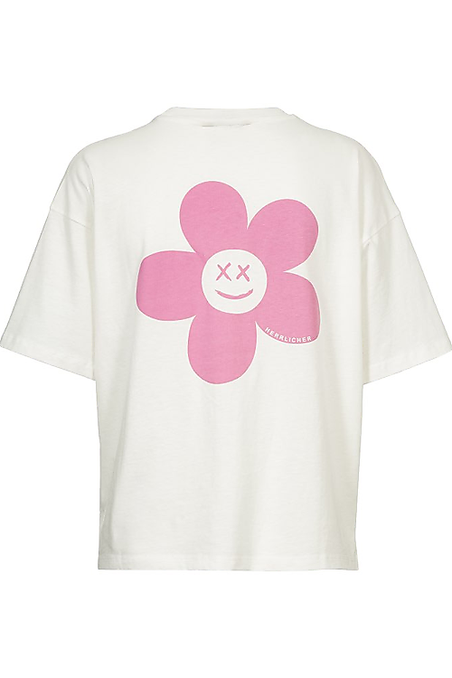 Stinella T-Shirt mit Backprint - Off White