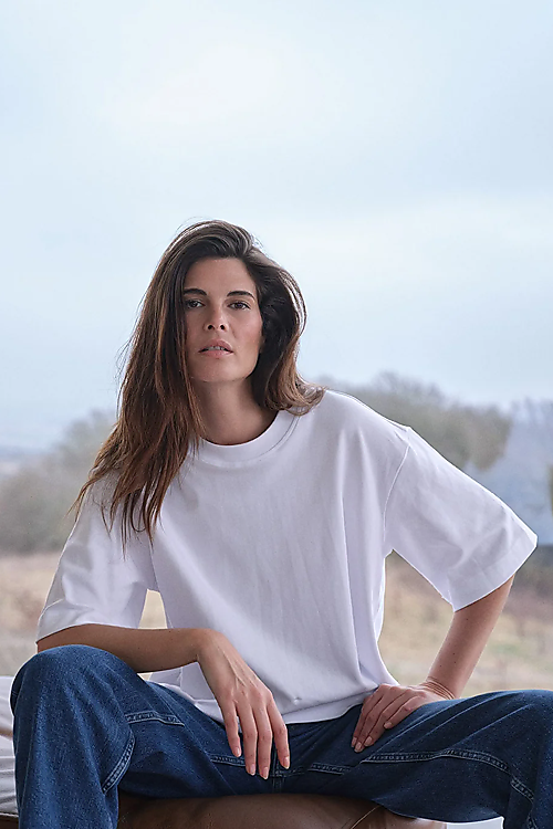 Natalie Boxy T-Shirt - Weiss