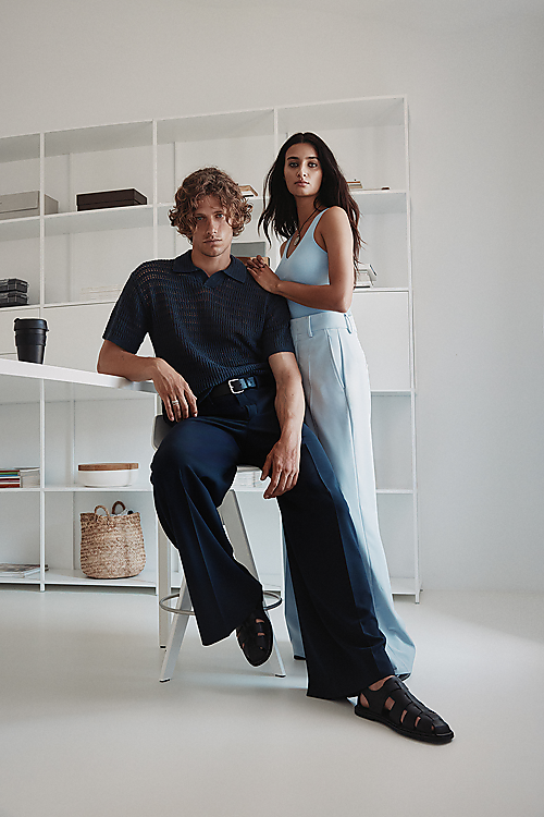 Hose Ivon - Navyblau