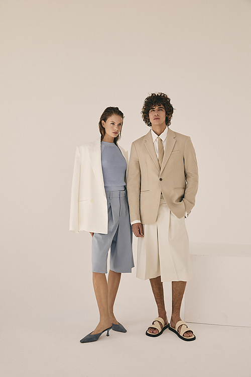 Unisex Shorts Devin - Beige