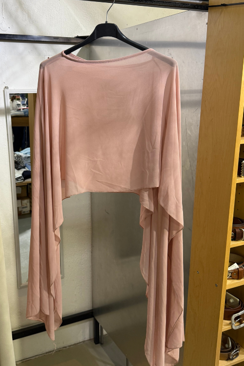 transparentes Cape - Rosa