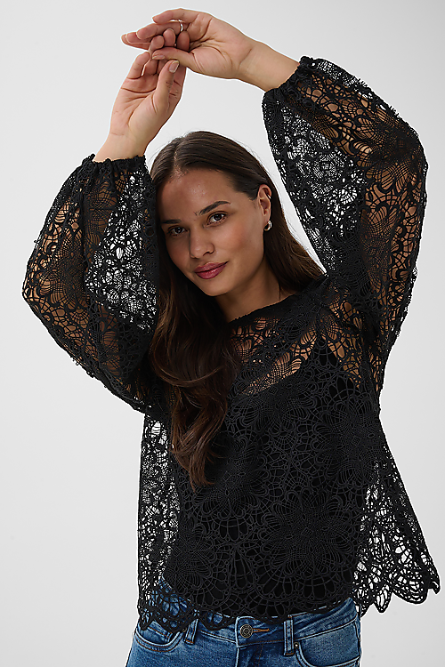 Gori Bluse - Schwarz
