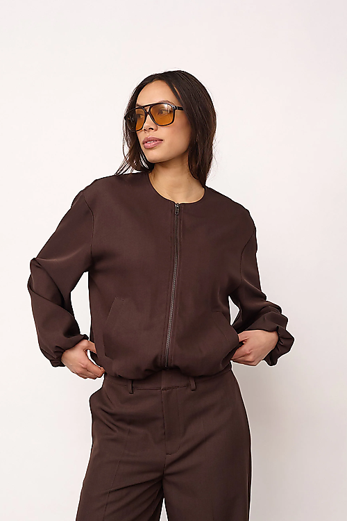 Olva Jacke - Braun