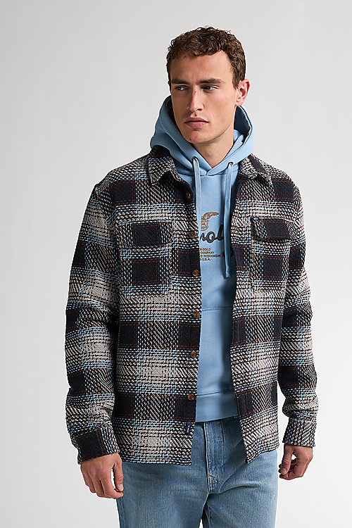 Jacke Karomuster - Grau