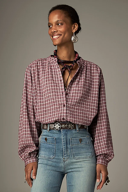 Bluse Vera - Bordeaux