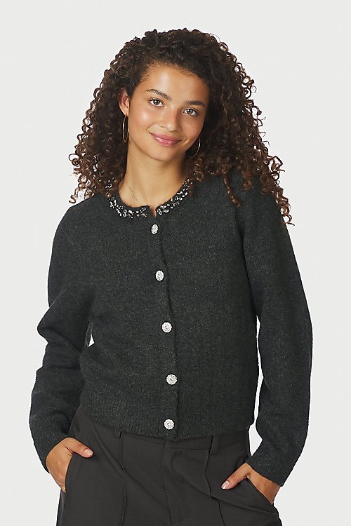 Marie Strickjacke Grau