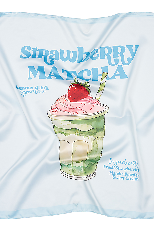 Matcha Tuch - Blau