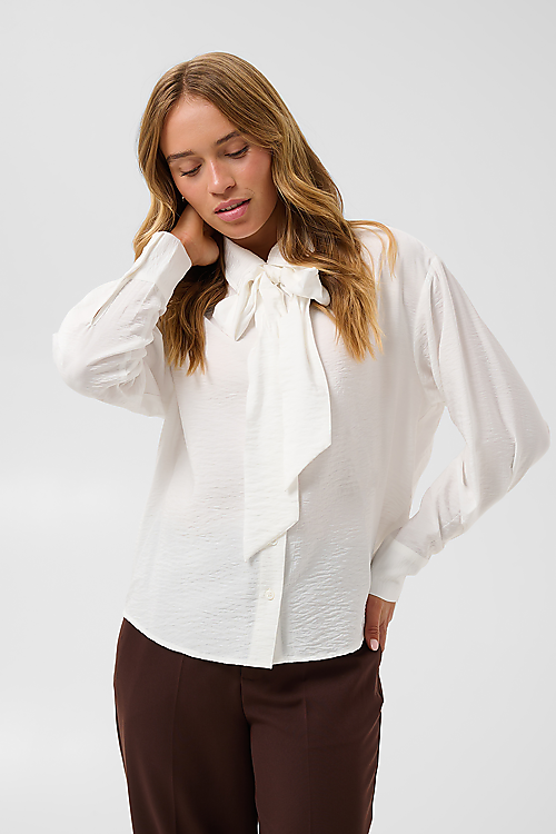 Gilda Schluppenbluse - Off White