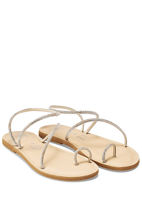 The Strappy Schuh - Silber