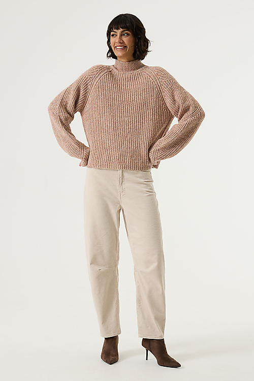 Chyla Cord Hose - Beige