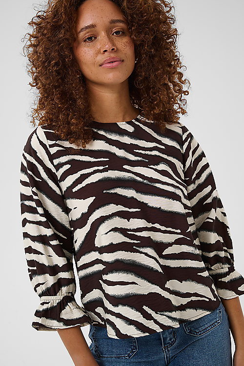 Viky Bluse - Braun