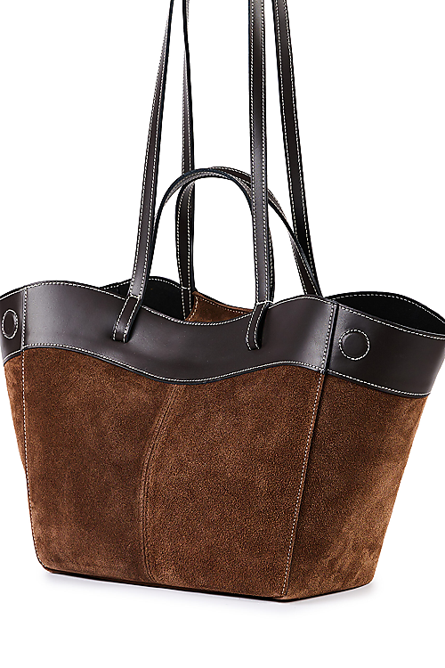 Terry Wildledertasche - Braun