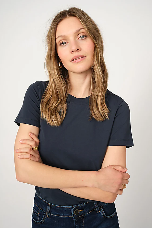 Dala Basic T-Shirt - Navyblau