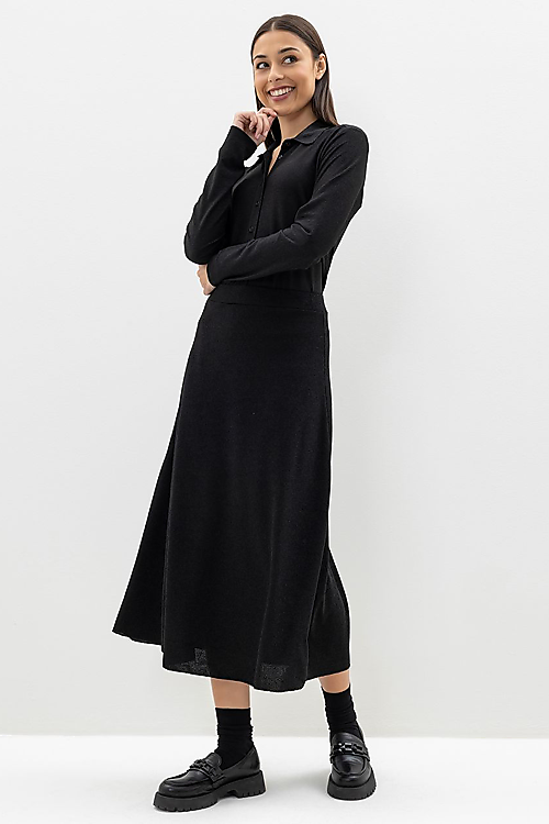 Calimera Glitzer Jupe - Schwarz