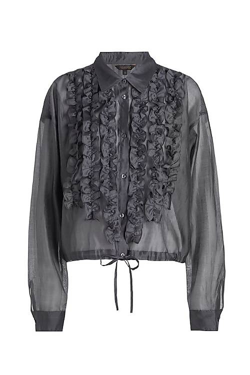 Saphira Bluse - Grau