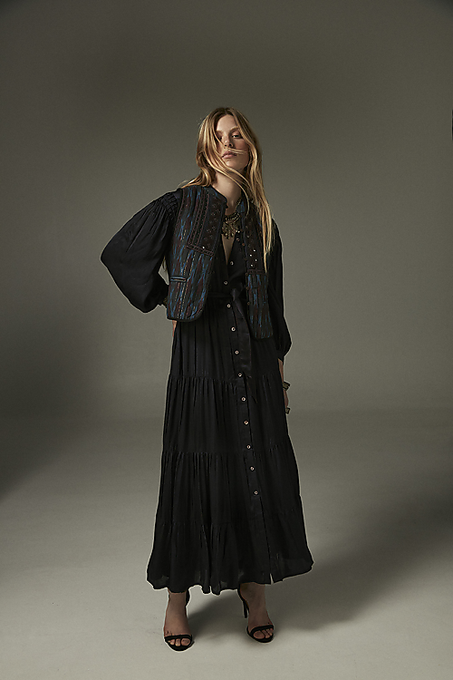 Nisha Kleid - Navyblau