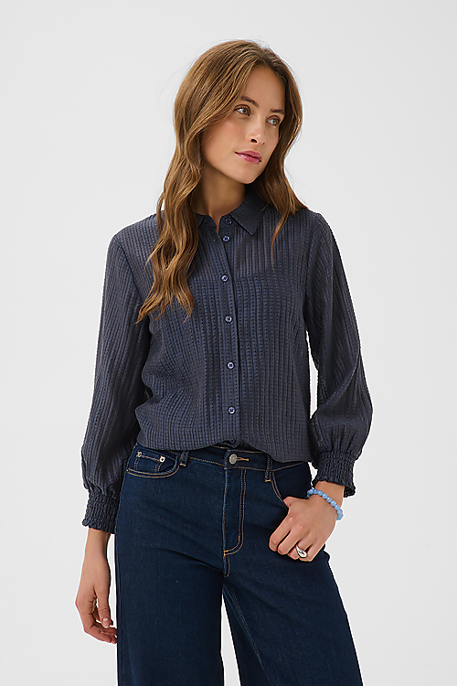Rea Bluse - Grau