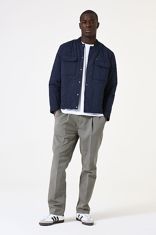 wattierte Jacke Navyblau