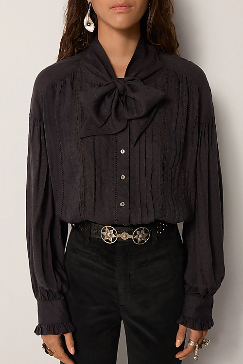 Lorraine Bluse - Navyblau