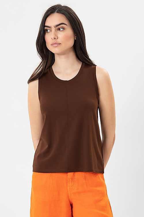 Yasu Jersey Top - Braun