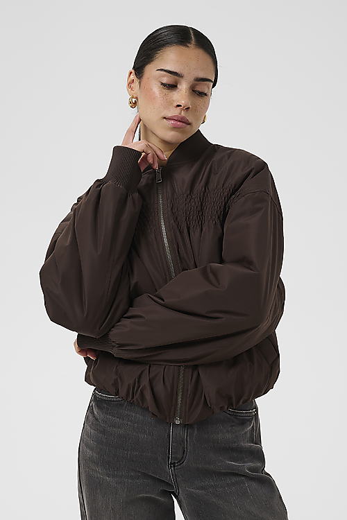 Arlette Bomber Jacke - Braun