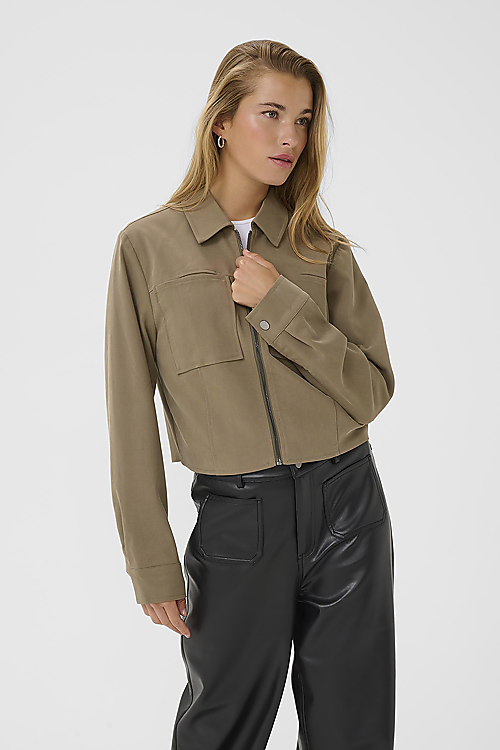 Cerina Jacke - Taupe