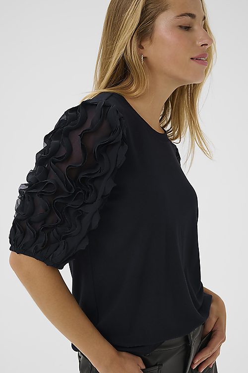 Linda T-Shirt Schwarz