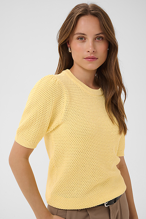 Vivian Strickpullover - Gelb