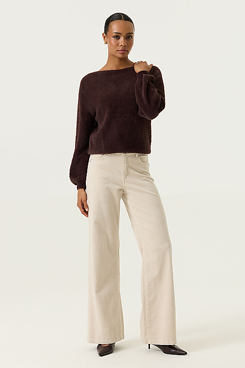 Celia Cord Hose - Off White