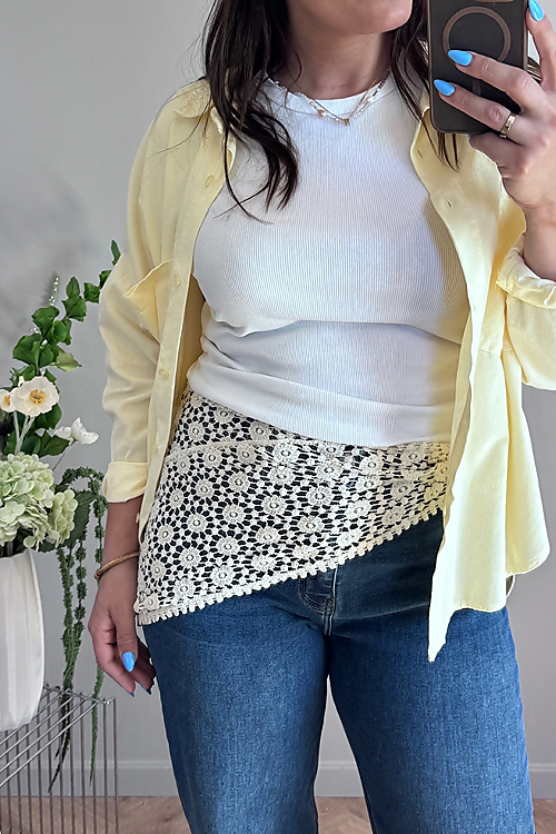 Zaya Hüfttuch - Beige